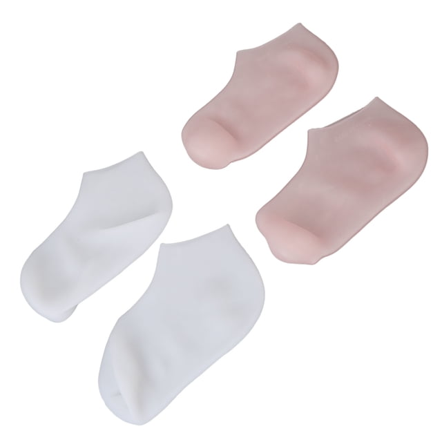 Calcetines Hidratantes, Calcetines Para El Cuidado De Los Pies 2 Pares Elásticos Flexibles Para Pies Secos Y Agrietados Para El Hogar