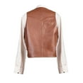 thumbnail image 2 of Scully Men's Lamb Leather Western Vest, Antique Brown, 48, 2 of 2