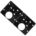 thumbnail image 4 of FUTUREORYY 2Pcs Cabinet Hinge Repair Plate Thickening Design for Home Improvement 3.3x3.1x0.2in, 4 of 8