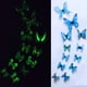 thumbnail image 1 of 12 Uds. Calcomanía con diseño de mariposa luminosa, pegatinas artísticas de pared, decoración magnética para habitación, 1 of 2