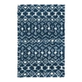 thumbnail image 6 of Unique Loom Moroccan Trellis Shag Collection Area Rug - Meknes (4' 1" x 6' 1" Rectangle Navy Blue/Ivory), 6 of 6