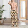 thumbnail image 2 of Logiee Thanksgiving Print Pajama Pants for Men,Men’s Pajama Bottoms,Mens PJ Pants with Pockets & Button Fly-XX-Large, 2 of 6