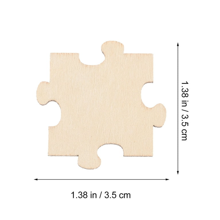 36 Blank Puzzles to Draw On, 8.5 x 11 Inch, White Jigsaw Puzzle