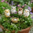 thumbnail image 4 of KGJQ Owl Garden Ornaments, Metal Rod Resin Sculpture for Succulents Potted Plants, Micro Landscape Animal Garden Stake Decor, Realistic Outdoor Yard Art Gardening Gift, 4 of 8