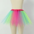 thumbnail image 3 of Povozer Tutu Skirt Girls Tulle Ballet Dance Dress Princess Skirt for Toddler(Green,2-12T), 3 of 5