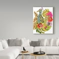 thumbnail image 3 of Trademark Fine Art 'Peacock Blue' Canvas Art by Karen Fields, 3 of 3