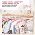 thumbnail image 2 of Cintres pour Bébé, Lot de 60, Cintres pour Vêtements de Bébé Dinos de 11,4‘‘ pour Enfants avec 6 Pcs Séparateurs, Rose, 2 of 5