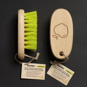 Konex Wooden VegeBrush - Vegetable Brush Scrubber, Produce Brush for Cleaning Fruits and Vegetables, Veggie Scrubber, Potato Scrubber (1 Pack)