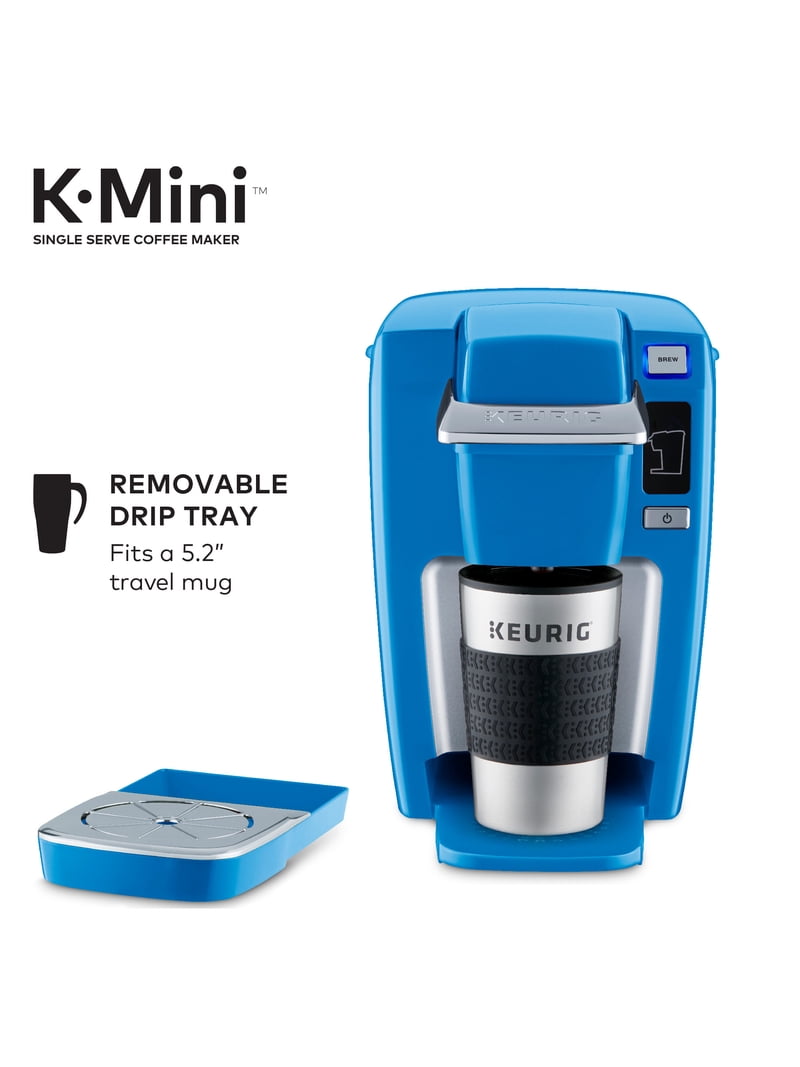 Keurig K-Mini K15 Single-Serve K-Cup Coffee Maker, Blue, 6-10 oz