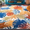 thumbnail image 5 of SAFAVIEH Cabana Kuzman Cream/Red 2'X8' Runner Indoor/Outdoor Area Rug Cream/Red, 5'3" x 7'6", 5 of 17