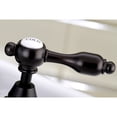 thumbnail image 3 of Kingston Brass KS7975TAL Standard Mount Bridge Bathroom Faucet, Oil Rubbed Bronze, 3 of 5