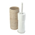 thumbnail image 5 of Kouboo Rolls La Jolla Hand Woven Rattan Toilet Paper Storage, 3 Rolls Of Tissue Holder For Bathroom, Toilet Paper Roll Holder Stand, White Wash, 5 of 6