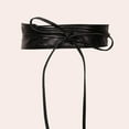 thumbnail image 2 of facefd Ceinture Flexible Large en Cuir PU Mode Durable pour Pull, 2 of 9