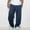 Navy-01, variant on LIBRCLO Mens Sweatpants Casual Loose Fit Solid Color Drawstring Pockets Fall Fashion Jogger Pants