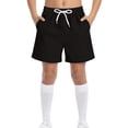 thumbnail image 2 of MKOSPLRT Boys Teens Swim Trunks Solid Color Summer Surfing Board Shorts Elastic Waist Lightweight Beach Shorts with Pocket 12-13Years, 2 of 6