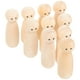 thumbnail image 5 of 10 muñecas de madera sin terminar, muñecas de madera en blanco para pintar, decoración para el hogar, 5 of 7