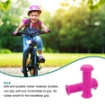 thumbnail image 6 of Uxcell 4pcs Bike Handlebar Grips 4.13" Non-Slip Strip Rubber Mushroom Bicycle Grips Fit 7/8" Handlebars, Pink, 6 of 7