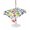 Yellow, variant on Outdoor Tablecloth with Umbrella Hole for Patio/Picnic/Party/Camping, Colorful Polka Dot Waterproof Table Cloth Rectangle Table Cover Washable, Cartoon Watercolor Graffiti Black (54"x 80")