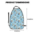 thumbnail image 2 of Naloa Cute Animals Surfers 2Pcs Anti-Kick Back Seat Cover Kick Mat, Car Seat Protector with 3 Storage Pockets, 2 of 8