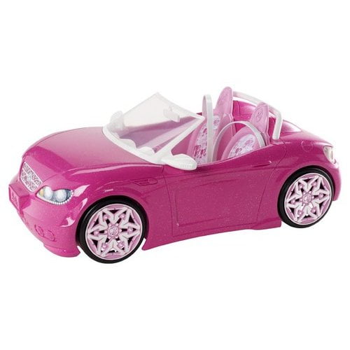 Rechtdoor Vervorming Sitcom Barbie Glam Convertible Car - Walmart.com