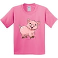 thumbnail image 3 of Inktastic Cute Pig Youth T-Shirt, 3 of 5