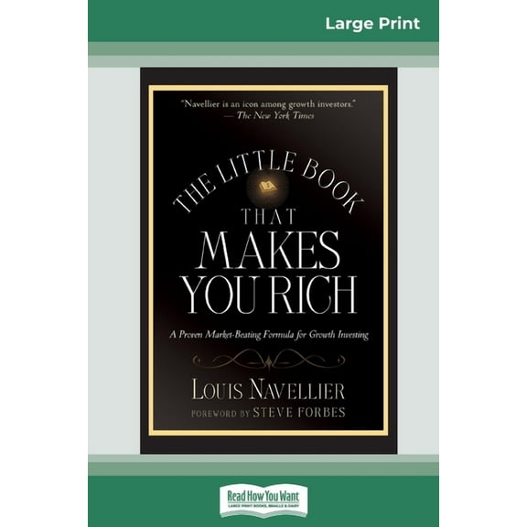 The Little Book That Makes You Rich (16pt Large Print Edition), (Paperback)