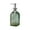Green, variant on Wave Pattern Dispenser Wave Pattern Glass Soap Dispenser Bottle 350ml Capacity for Hand Soap Shampoo Shower Gel, Press Type Pump Refillable Container Bathroom Kitchen Storage Glass Soap Bottle