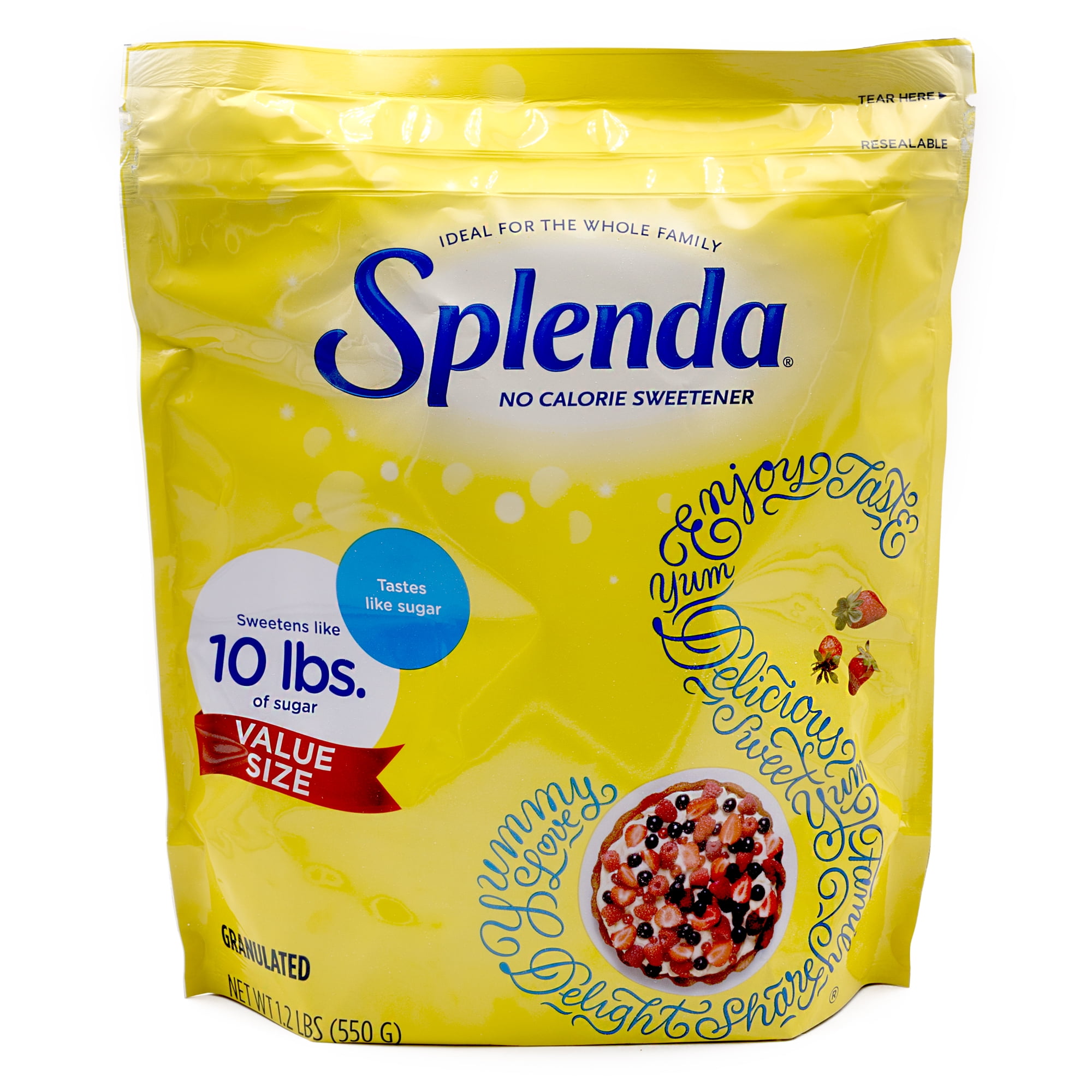 Splenda Granulated Sweetener 19 4 Oz Walmart Walmart