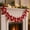 red, variant on Extra Long 118 Inch Christmas Door Banner - Waterproof Outdoor Xmas Wall Hanging Decor for Front Porch Garage Yard Party
