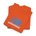 thumbnail image 3 of alphanumeric skateboards a# 1998 Vintage Logo Blue Classic Skate TShirt Print - Orange / M, 3 of 5