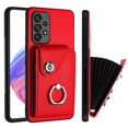 thumbnail image 2 of Decase for Galaxy S22 Ultra,Wallet Case with Organ Back Card Slots Holder,360°Rotation Ring Kickstand & RFID Blocking Leather Protective Shockproof Cover,for Samsung Galaxy S22 Ultra,Red, 2 of 7