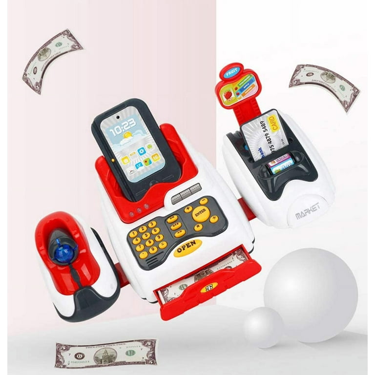 Cash Register Machine With Scanner