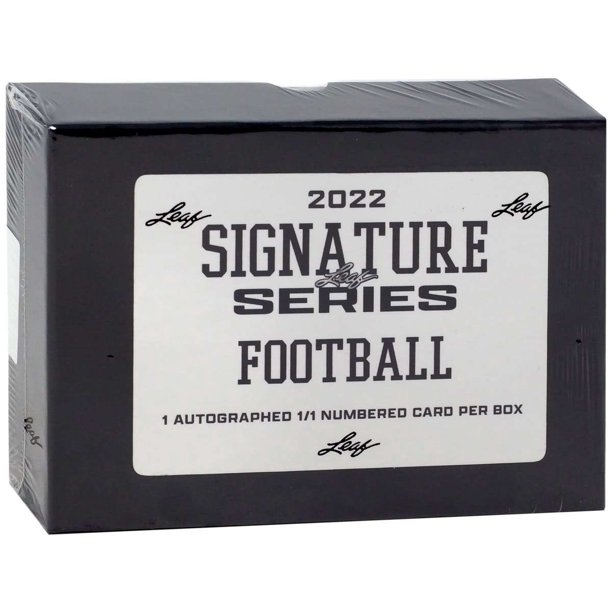 NFL 2022 Signature Series Football Trading Card HOBBY Box (1 Autographed Card)