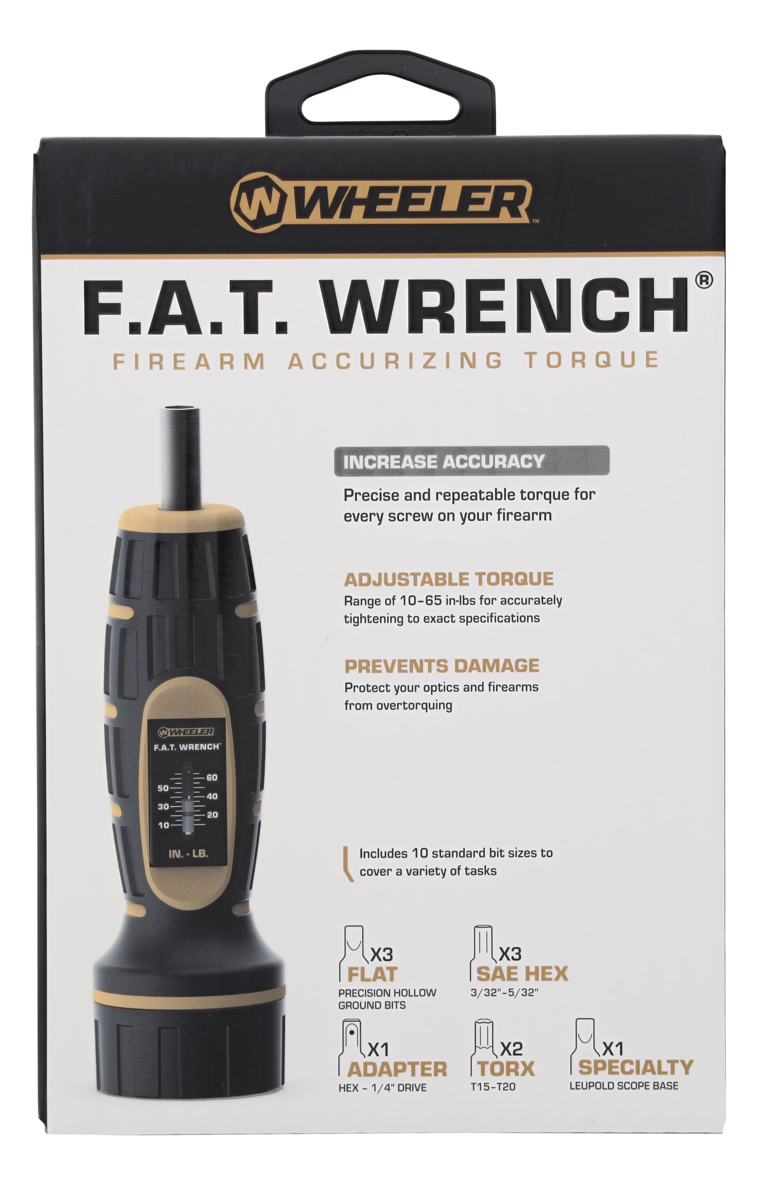 Wheeler F.A.T. Wrench.  Manual Firearms Accurizing Torque Wrench with inch/pound Measurements.