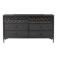 thumbnail image 2 of Furniture of America Brio 6-Drawer Solid Wood Bedroom Adult Double Dresser, Espresso, 2 of 7