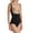 Black, variant on SlimMe Braless High Back Slimming Bodysuit Shaper - Womens - Female, Small, Black