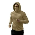 thumbnail image 6 of ZUKMRJPC Men's Hoodie Slim Fit Long Sleeve Fleece Lined Hooded Sweatshirt Casual Warm Athletic Pullover Tops with Face Cover Mask, 6 of 8