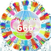 666PCS Water Balloons Water Balloons Quick Fill 666 Water Balloons for Kids, Teens and Adults Summer Party Outdoor (666PCS)