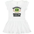 thumbnail image 3 of Inktastic Baseball Is My Favorite Season Girls Baby Dress, 3 of 5