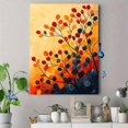 thumbnail image 4 of Qisvanset 12x16 Inch 2D Flat Framed Canvas Art, Isaiah Bible Verse Holly Berry Matisse Style Holiday Religious Wall Decor Gift, 4 of 5