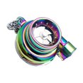 thumbnail image 2 of Mini Turbo Turbocharger Keychain Spinning Turbine Key Reliable Interesting Chain Ring Keyring Keyfob Car Keyring Car Interior Accessories Colorful, 2 of 8