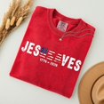 thumbnail image 2 of Jesus Saves Tee Patriotic T shirt Faith American Christian Apparel USA Flag Shirt Religious Vintage Style, 2 of 6