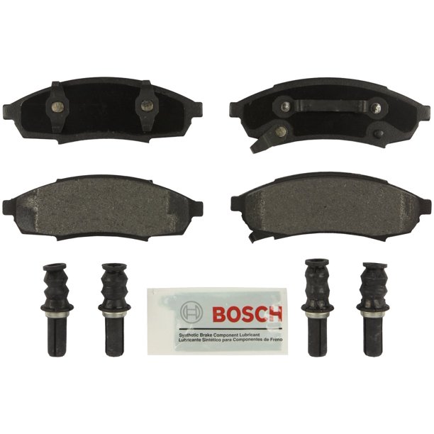 Bosch Be376H Juego De Pastillas De Freno De Disco Semimetálicas Azules Con Herrajes - Compatible Con Determinados Buick Regal; Chevrolet Lumina Montecarlo; Oldsmobile Cutlass Cutlass Supremo; Gran Pre