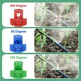 thumbnail image 7 of 100Pack Misting Nozzles, 90 Degree Irrigation Emitter Sprinklers [Blue], 7 of 7