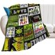 thumbnail image 2 of LHSHID Flannel Fleece Blanket American Football Field Green for Bedroom Couch Travelling Comfortable All Season Air Conditioning Blanket for Adult Chidern 60x80in, 2 of 6