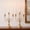 3-arms Gold, variant on Candlestick Holders for Table: Candelabra for Taper Candles - 3 Arm Candle Stick Holder Bulk Set of 6 for Birthday Party Fireplace Centerpiece