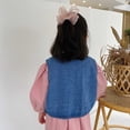 thumbnail image 6 of URMAGIC Toddler Kids Denim Waistcoat Jacket Cardigan Vest Sleeveless Coat for Baby Girls Boys, 6 of 8