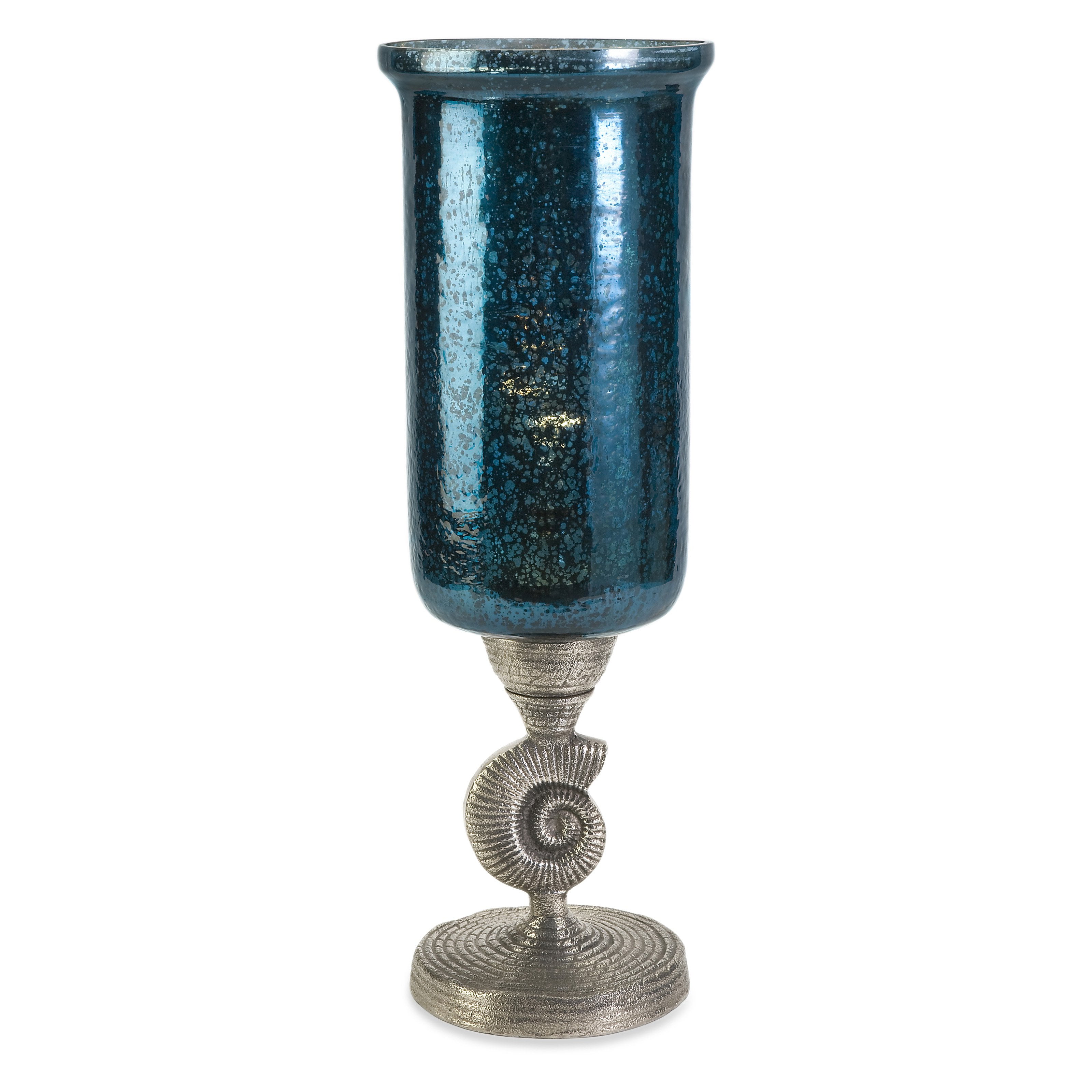 Ocean Blue Hurricane Candle Holder