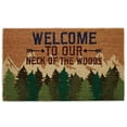 thumbnail image 1 of Design Imports CAMZ11553 18 x 30 in. Welcome Woods Doormat, 1 of 6