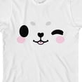 thumbnail image 2 of Tasty Peach Big Seal Face Crew Neck Short Sleeve Youth Girl's White T-shirt-XS, 2 of 3